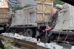 Dua Truk Kecalakaan di Tol Jakarta-Tangerang, Polisi: Tidak Ada Korban