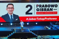 Disaksikan Prabowo Subianto, Ridwan Kamil Bertekad Menangkan Pasangan Nomor Urut 2 di Jabar