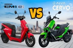 Adu Spesifikasi Motor Listrik Honda EM1 e vs Alva Cervo, Lebih Worth It yang Mana?