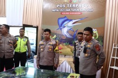 Jelang Nataru, Kapolres Sukabumi Cek Kesiapan Pos Pengamanan dan Jalur Wisata