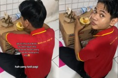 Pegawai Minimarket Ini Makan Mie Setiap Jam Istirahat, Pengakuannya Justru Bikin Hati Terenyuh