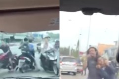 Dikejar Polisi Berpakaian Preman, Pelajar Bersajam di Medan Kocar-Kacir saat Konvoi, Netizen: Kok Kabur?