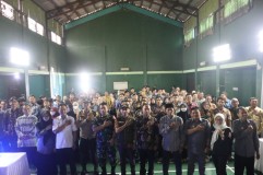 182 Petugas KPPS Desa Warnasari Sukabumi Dilantik, KPU: Hati-hati di Medsos!