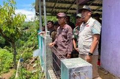 Kajari Kabupaten Sukabumi Datangi Lokasi Longsor Cibadak, Kirim Bantuan