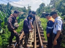 Curi Baut Rel Kereta Api, Pemuda 26 Tahun Diamankan Polsek Kebonpedes Sukabumi
