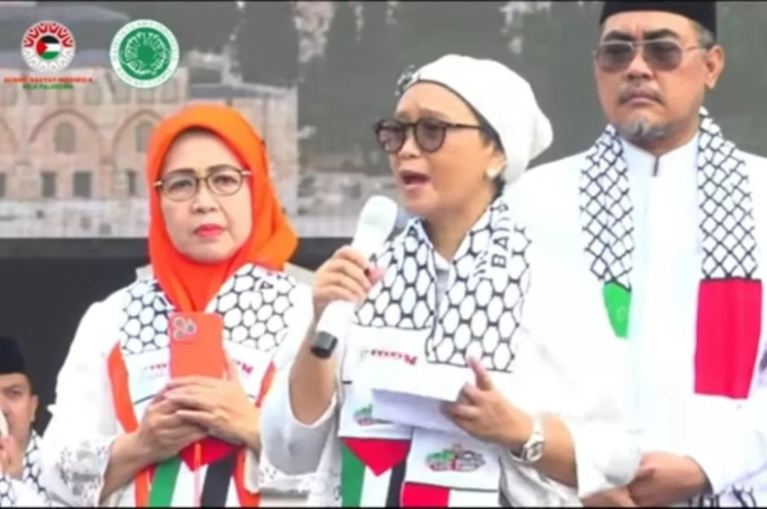 Saat Aksi Indonesia Bela Palestina, Menlu Retno Marsudi Sampaikan Puisi Menyentuh, Begini Isinya