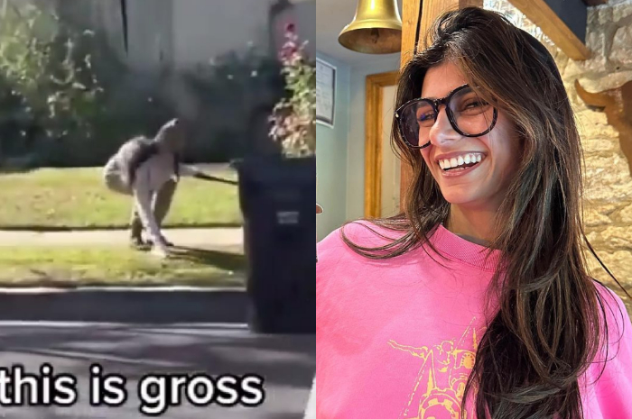 Viral, Mia Khalifa Terciduk Pakai Masker Bekas Ambil Kotoran Anjing, Netizen: Ewh, Apa Gak Bau?