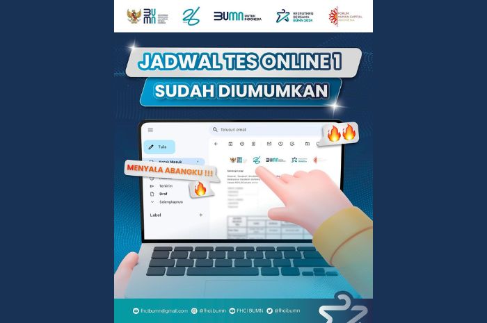 Pengumuman Hasil Seleksi Administrasi Rekrutmen Bersama BUMN 2024 Sudah Keluar, Buruan Cek Email!